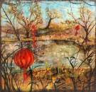 "Ancient Voices" by Sarah Winkler - Mixed Media
