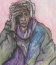 "Pondering" by Evy Justesen - Pastel